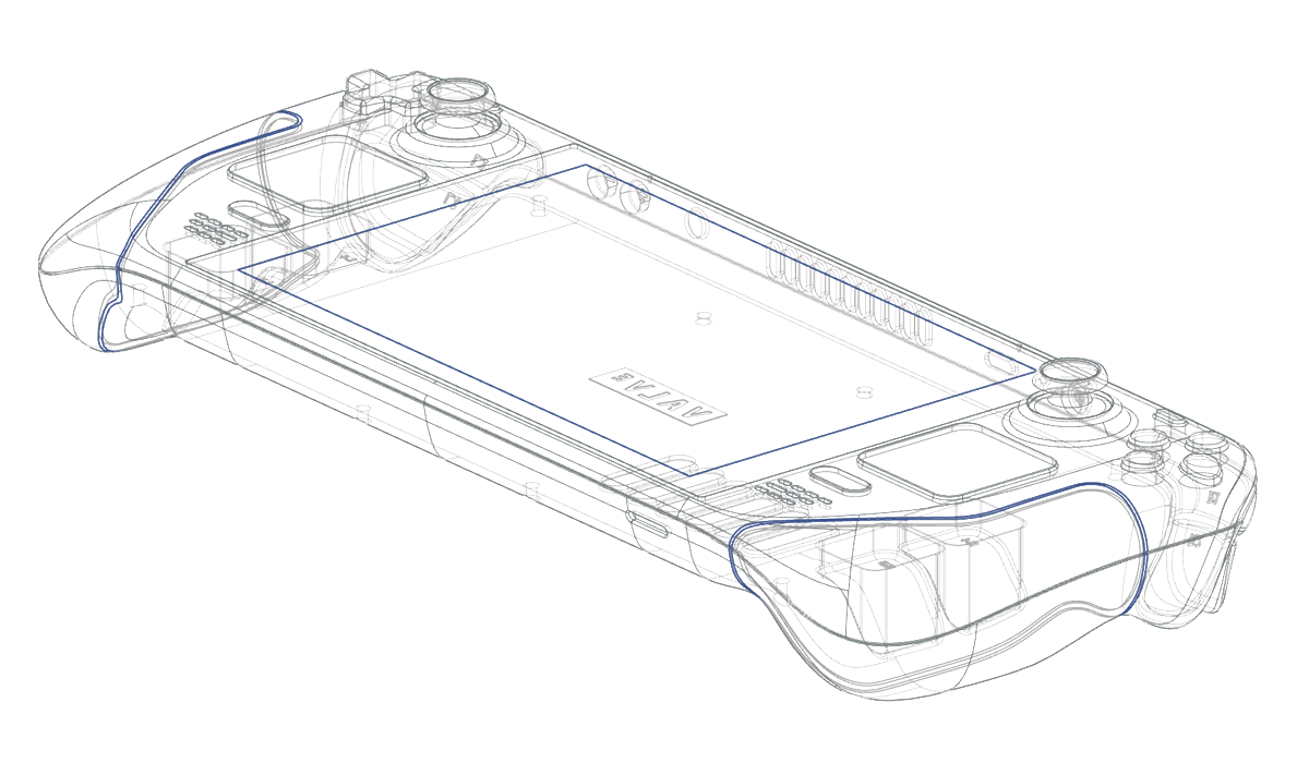 Wireframe Steam Deck Image